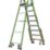 Little Giant Fibreglass 2.26m Green 8 Step Podium Steps