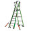 Little Giant Safety Cage Series 2.0 Fibreglass & Aluminium 8-Treads Green Podium Step 2.26m