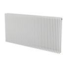 Ximax Aurora Duplex 600mm x 1260mm 5369BTU White Horizontal Designer Radiator