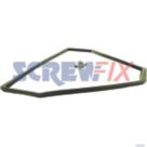 Worcester Bosch 87186803150 SEAL FLUE COWL