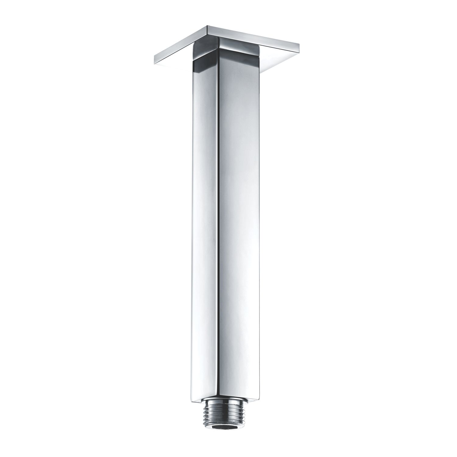 Highlife Bathrooms SA004 Square Ceiling Arm Chrome 180mm x 55mm (816HL)