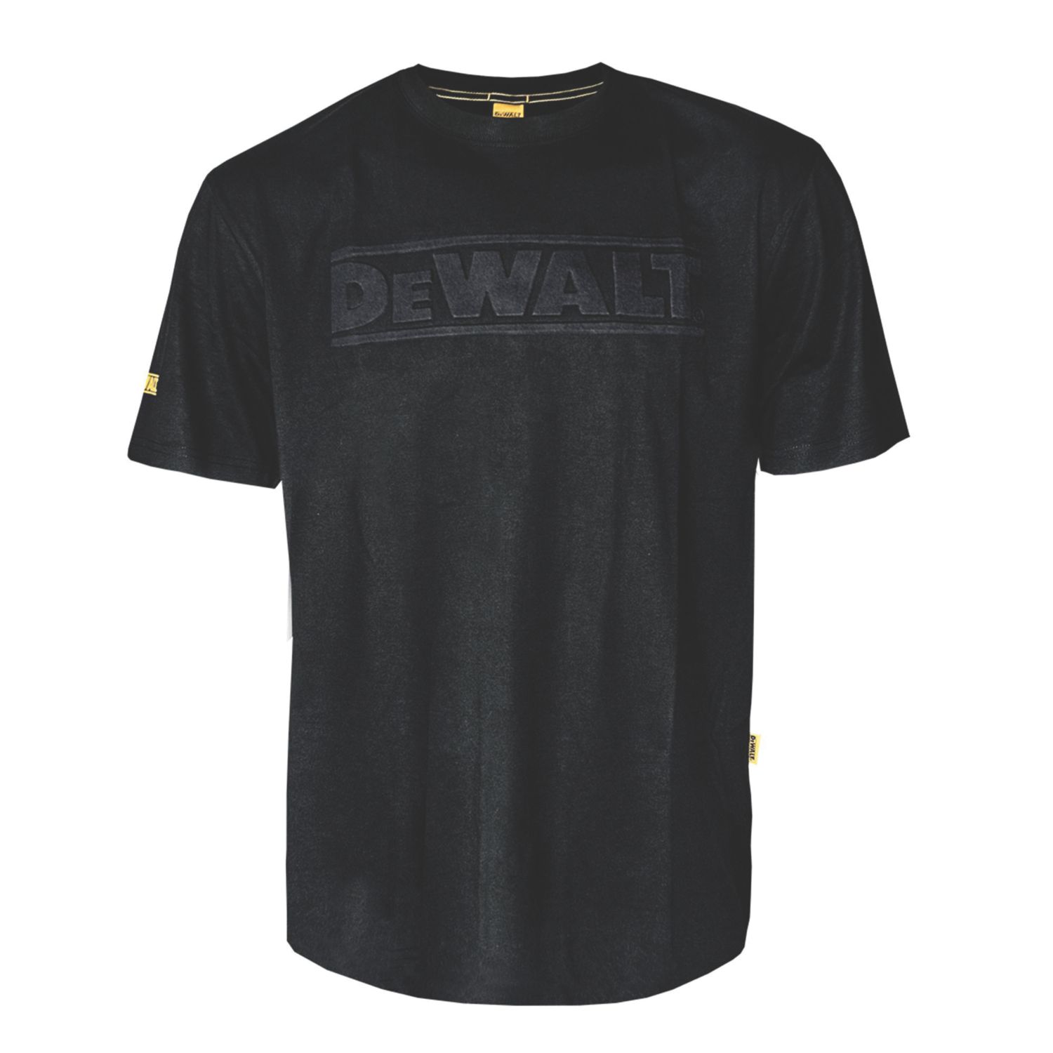 DEWALT Short Sleeve 3D T-Shirt Black X Large 45-47" Chest (816HT)