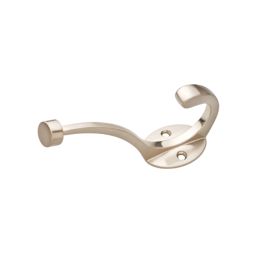 Decohooks Pill Top Hat Hook Satin Nickel 150mm
