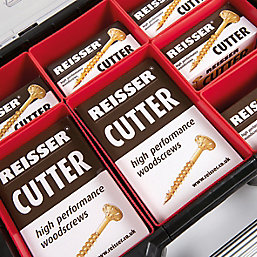 Reisser Cutter PZ Countersunk Screw Chunky Trade Case 1222 Pack