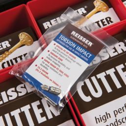 Reisser Cutter PZ Countersunk Screw Chunky Trade Case 1222 Pack