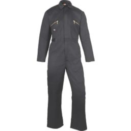 Dickies Redhawk  Boiler Suit/Coverall Black X Large 42-48" Chest 30" L