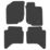 Car Mat Co. Toyota Hilux 2011 - 2016 Rubber Car Mats 4 Piece Set