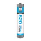 No Nonsense 820 Sanitary Silicone Black 310ml
