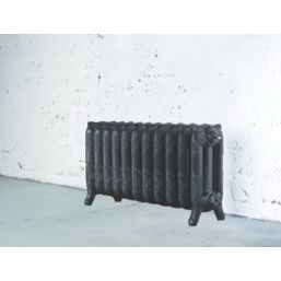 Arroll 470mm x 914mm 3378BTU Pewter Cast Iron 3 Column Radiator