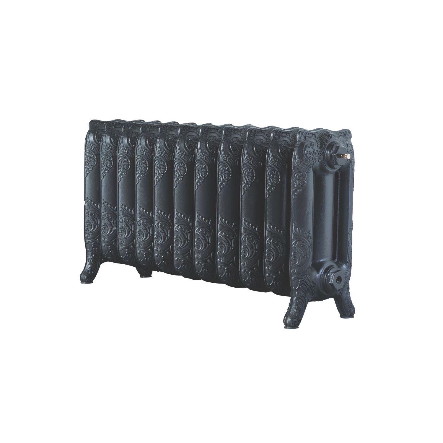 Arroll 470mm x 914mm 3378BTU Pewter Cast Iron 3 Column Radiator (8174P)