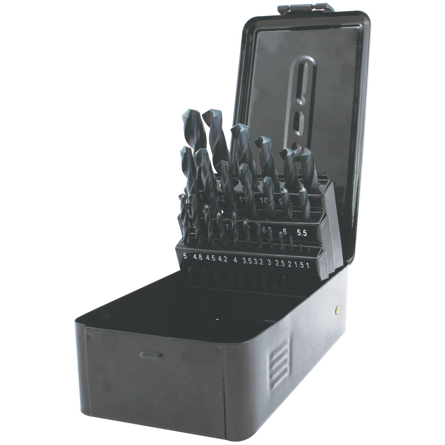 Straight Shank Metal Drill Bit Set 25 Pieces (8175V)