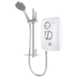 Triton T80 Easi-Fit+  White/Chrome 8.5kW Thermostatic Electric Shower