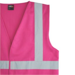 Pro RTX High Visibilty  Waistcoat Raspberry X Large 48" Chest