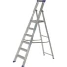 Werner Aluminium 1.9m 6 Step Platform Step Ladder