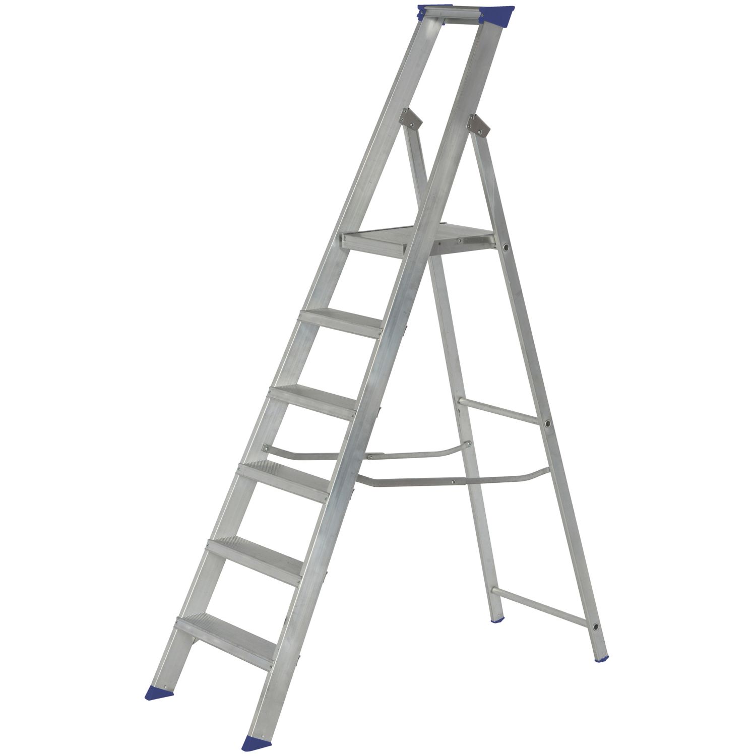 Werner Aluminium 1.9m 6 Step Platform Step Ladder (817FV)