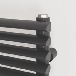 Ximax Aurora 600mm x 1000mm 2870BTU Anthracite Horizontal Designer Radiator