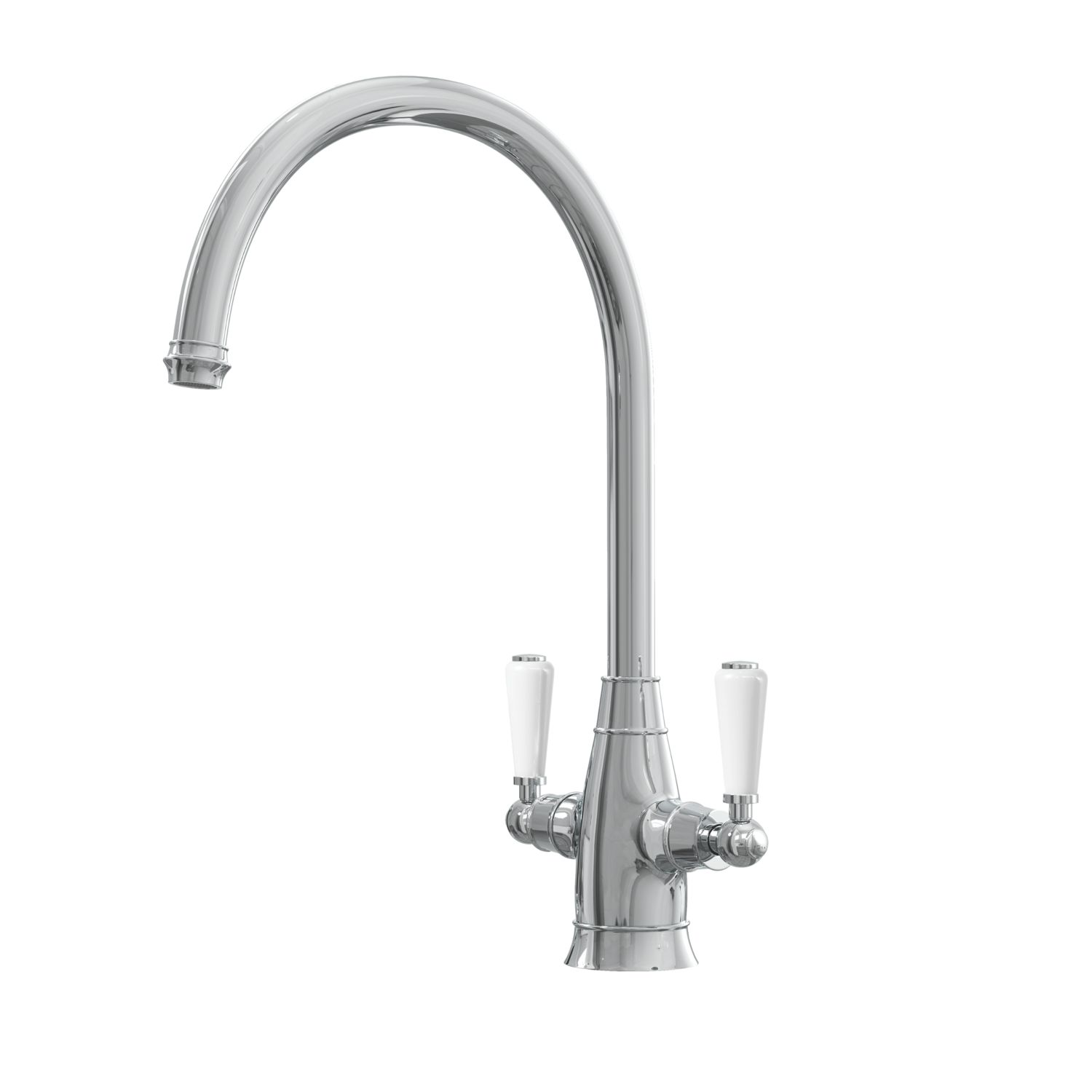 ETAL Oswald Dual Lever Kitchen Mixer Chrome (817JL)