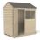 Forest  6' x 4' (Nominal) Reverse Apex Overlap Timber Shed with Assembly