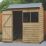 Forest  6' x 4' (Nominal) Reverse Apex Overlap Timber Shed with Assembly