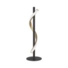 Eglo Conaprato Mains LED Table Lamp Black & Brushed Brass 9W 1050lm