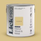LickPro 2.5Ltr Yellow 09 Satin Water-Based Trim Paint
