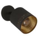 Eglo Esteperra Cylindrical 1-Light Spotlight Black