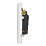 Contactum CLA3469WS 13A Switched Secret Key Fused Spur with Neon White with White Inserts
