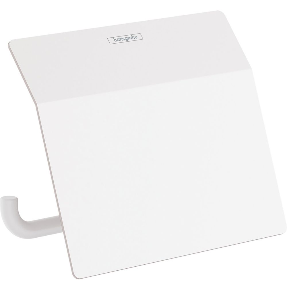 Hansgrohe AddStoris Toilet Roll Holder with Cover Matt White