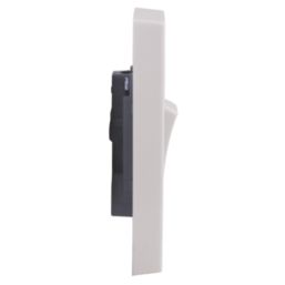 British General 900 Series 10AX 1-Gang 2-Way Light Switch  White