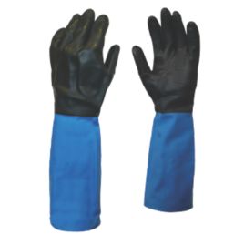 Showa Chem Master Gauntlets Blue/Black Large