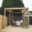 Forest Dining 10' x 8' (Nominal) Flat Timber Pergola