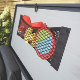 Rowlinson Airevale 342Ltr 4' x 2' (Nominal) Plastic Garden Storage Box Light Grey