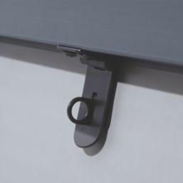 Rowlinson Airevale 342Ltr 4' x 2' (Nominal) Plastic Garden Storage Box Light Grey