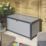 Rowlinson Airevale 342Ltr 4' x 2' (Nominal) Plastic Garden Storage Box Light Grey