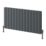 Reina Loco Double 600mm x 1230mm 4567BTU Anthracite Horizontal Designer Radiator