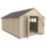 Forest  10' x 14' 6" (Nominal) Apex Overlap Timber Shed with Assembly