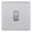 LAP  20A 16AX 1-Gang 2-Way Light Switch  Brushed Stainless Steel