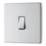 LAP  20A 16AX 1-Gang 2-Way Light Switch  Brushed Stainless Steel
