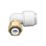 FloPlast FloFit+ Plastic Push-Fit Angled Tap Connector 15mm x 1/2"