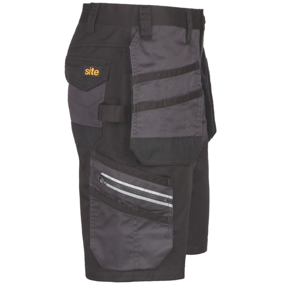 Site Kirksey Shorts Grey/Black 32