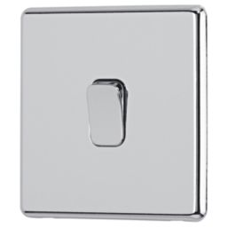 Arlec  10A 1-Gang Intermediate Switch Polished Chrome