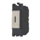 Contactum  20AX Grid DP Key Switch Brushed Steel  with Black Inserts