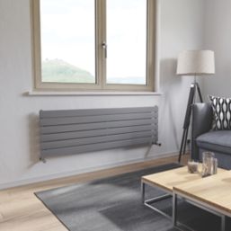 Ximax Oceanus 445mm x 1500mm 2515BTU Silver Horizontal Designer Radiator