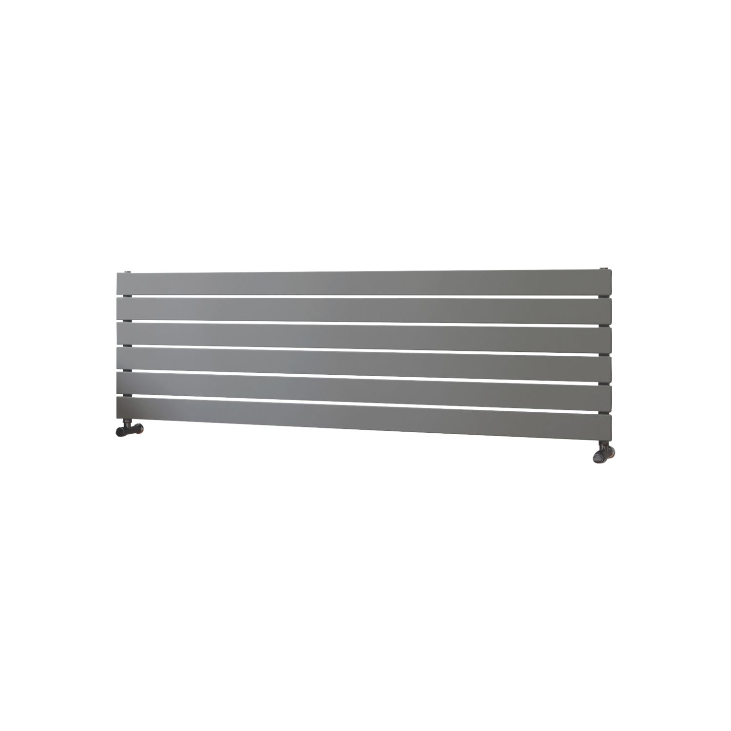 Ximax Oceanus 445mm x 1500mm 2515BTU Silver Horizontal Designer Radiator (818TP)