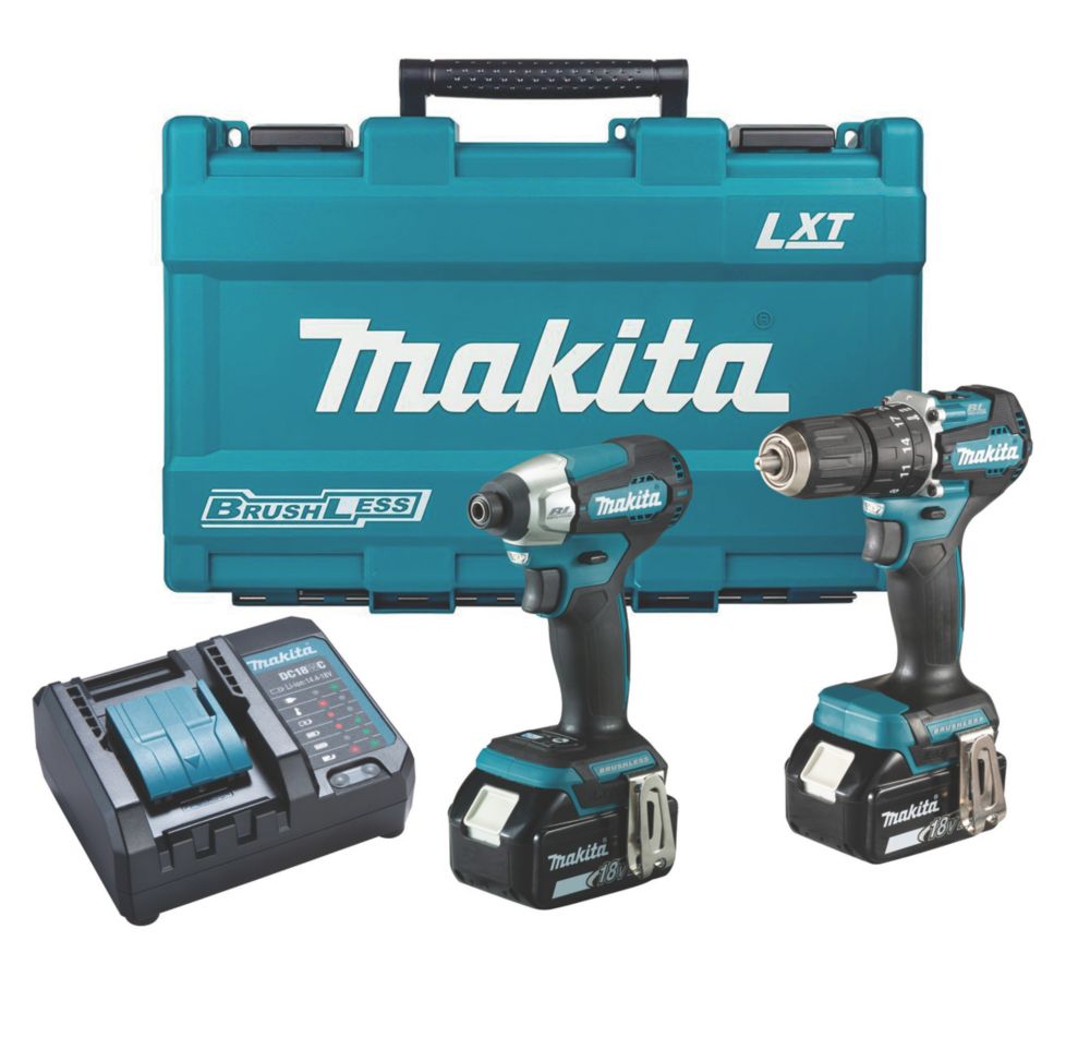 Makita DLX2414F01 18V 2 x 3.0Ah Li Ion LXT Brushless Cordless Twin