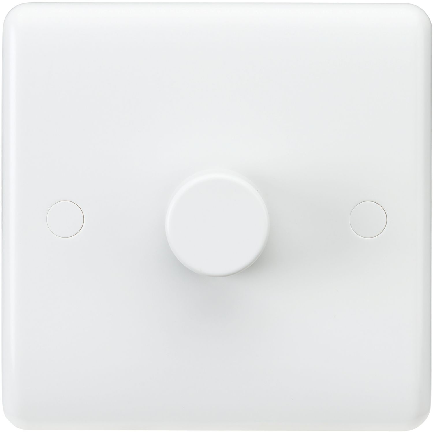 Knightsbridge Curved Edge 1-Gang 2-Way LED Leading Edge Dimmer White (818YA)