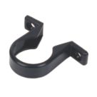 FloPlast Push-Fit Pipe Clips Black 32mm 10 Pack