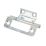 Zinc-Plated  Double Cranked Hinges 50mm x 35mm 2 Pack