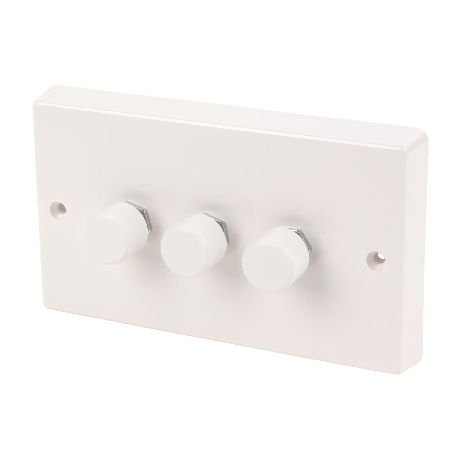 Varilight V-Dim 3-Gang 2-Way Dimmer Switch White (81993)