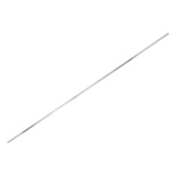 Fibo Profile J Shape End Chrome 2400mm x 10mm